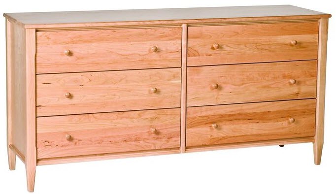 Shaker 6 Drawer Dresser