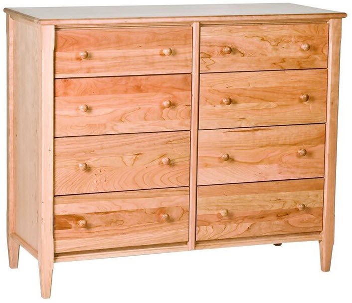 Shaker Small 8 Drawer Dresser