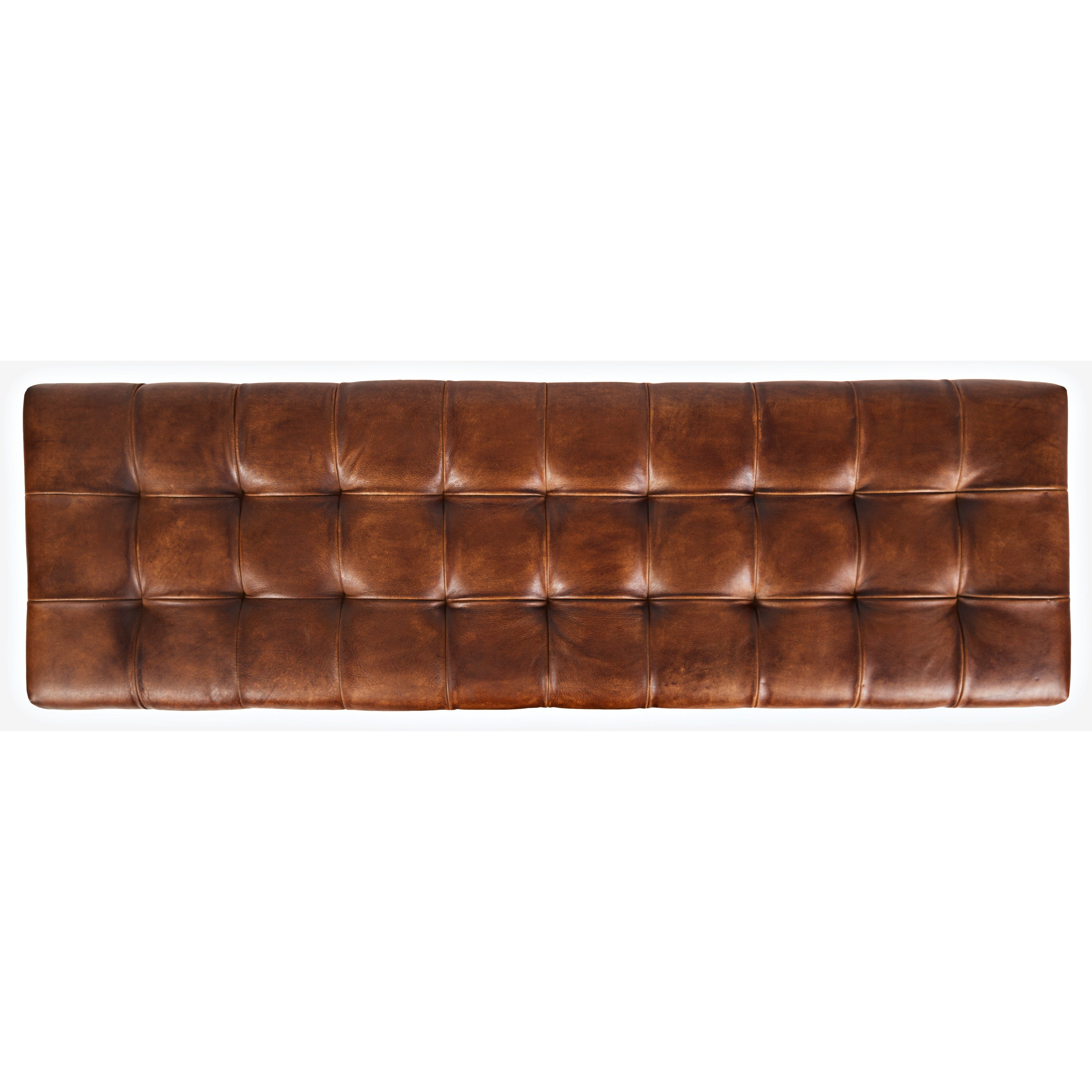 Watson Leather Ottoman